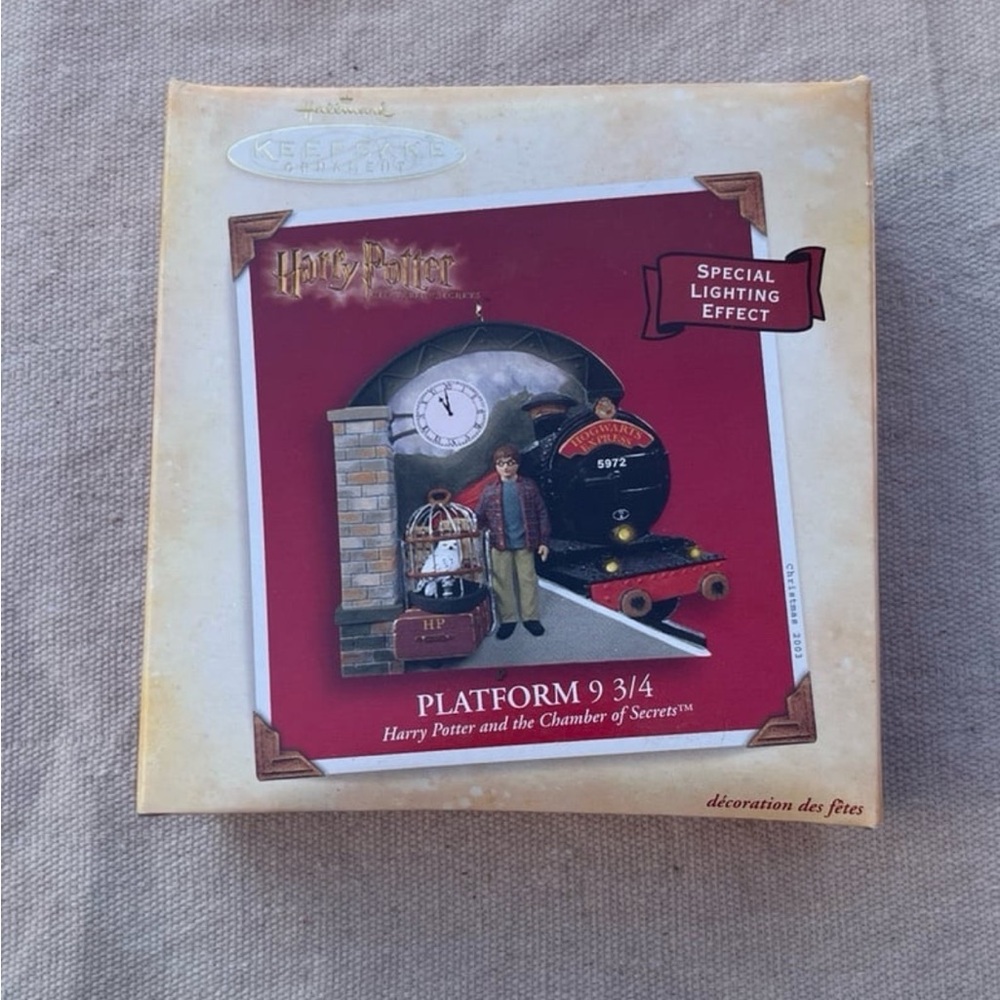 Harry Potter Hallmark Ornament Platform 9 3/4